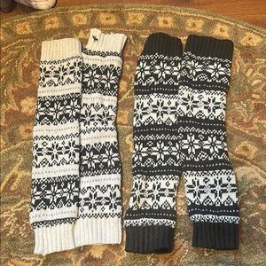 Women’s Abercrombie leg warmers